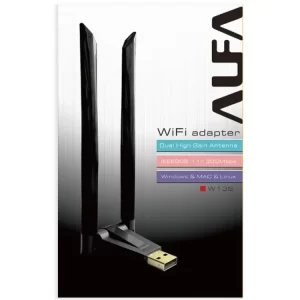Alfa Wifi USB Dual Antenna Adapter 300MB